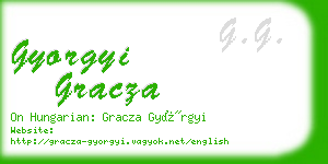 gyorgyi gracza business card